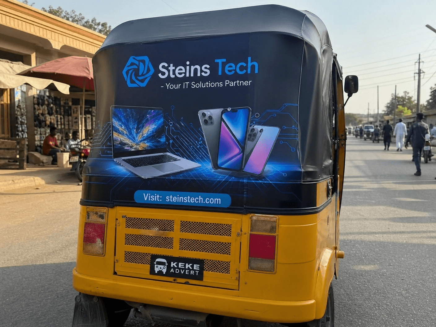 Keke Advert campaign for Steins Tech